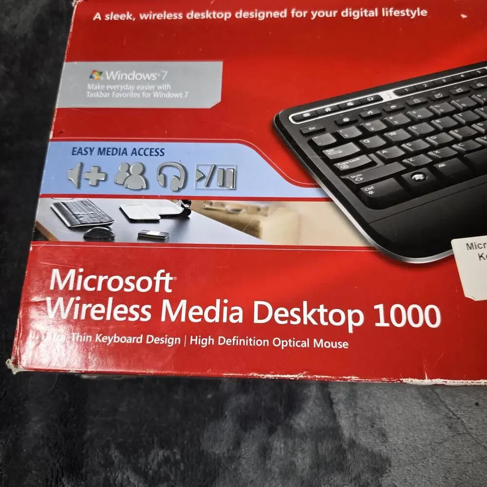 Microsoft Wireless Media Desktop 1000 Keyboard & Mouse ZHA-00001